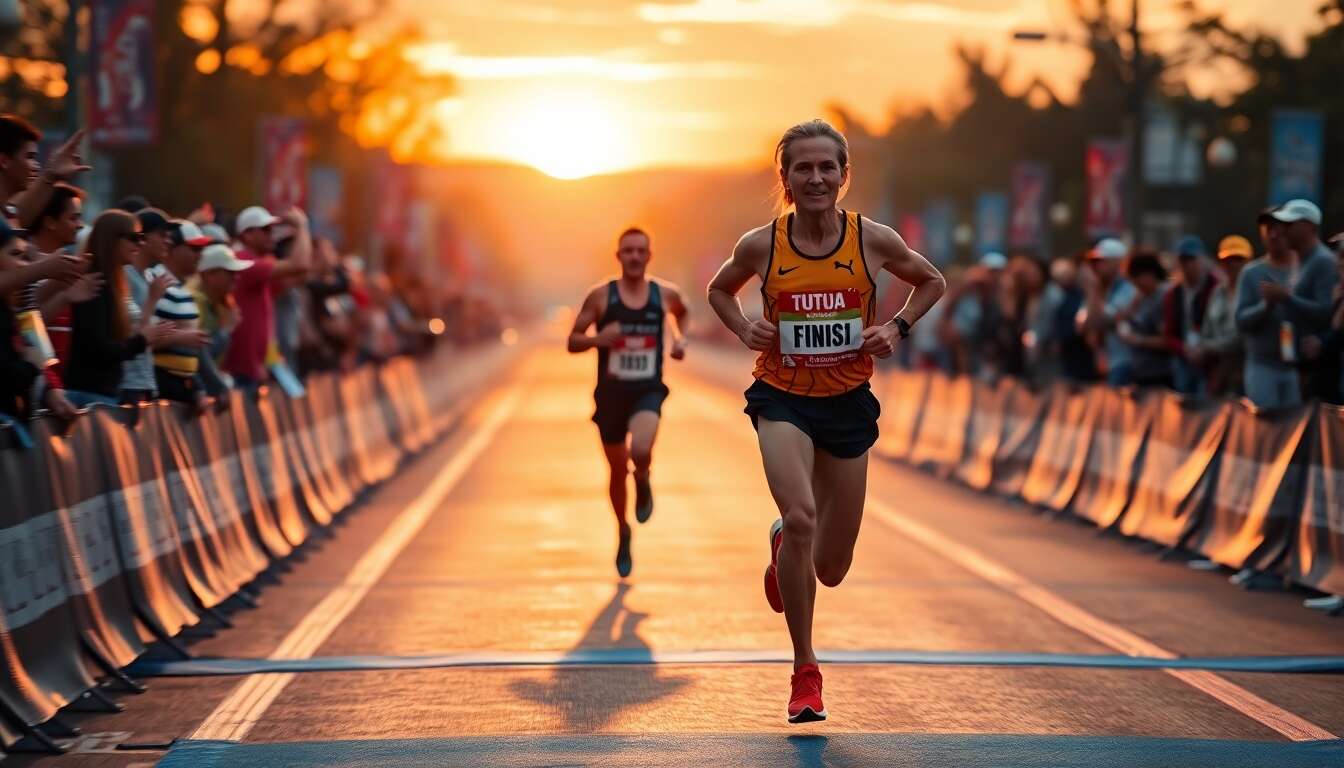 Moments mémorables en course