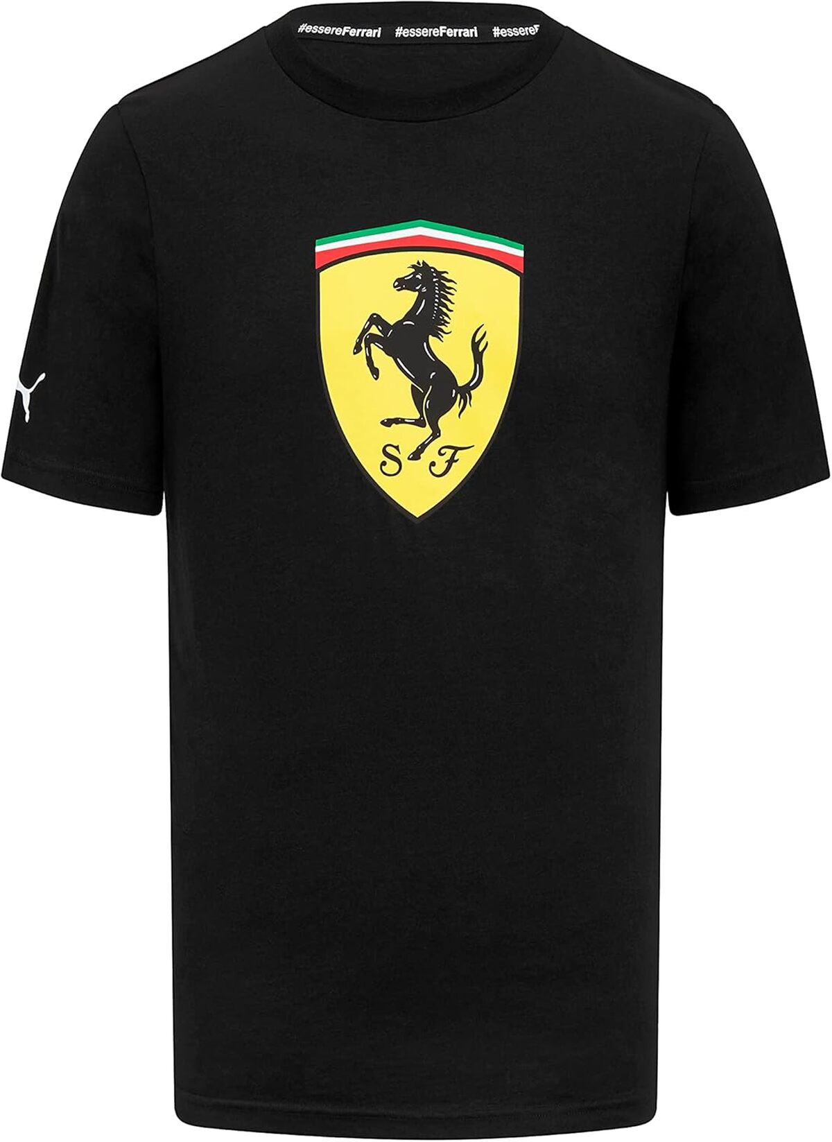 Avis : t-shirt Scuderia Ferrari - Bouclier large - Noir taille L