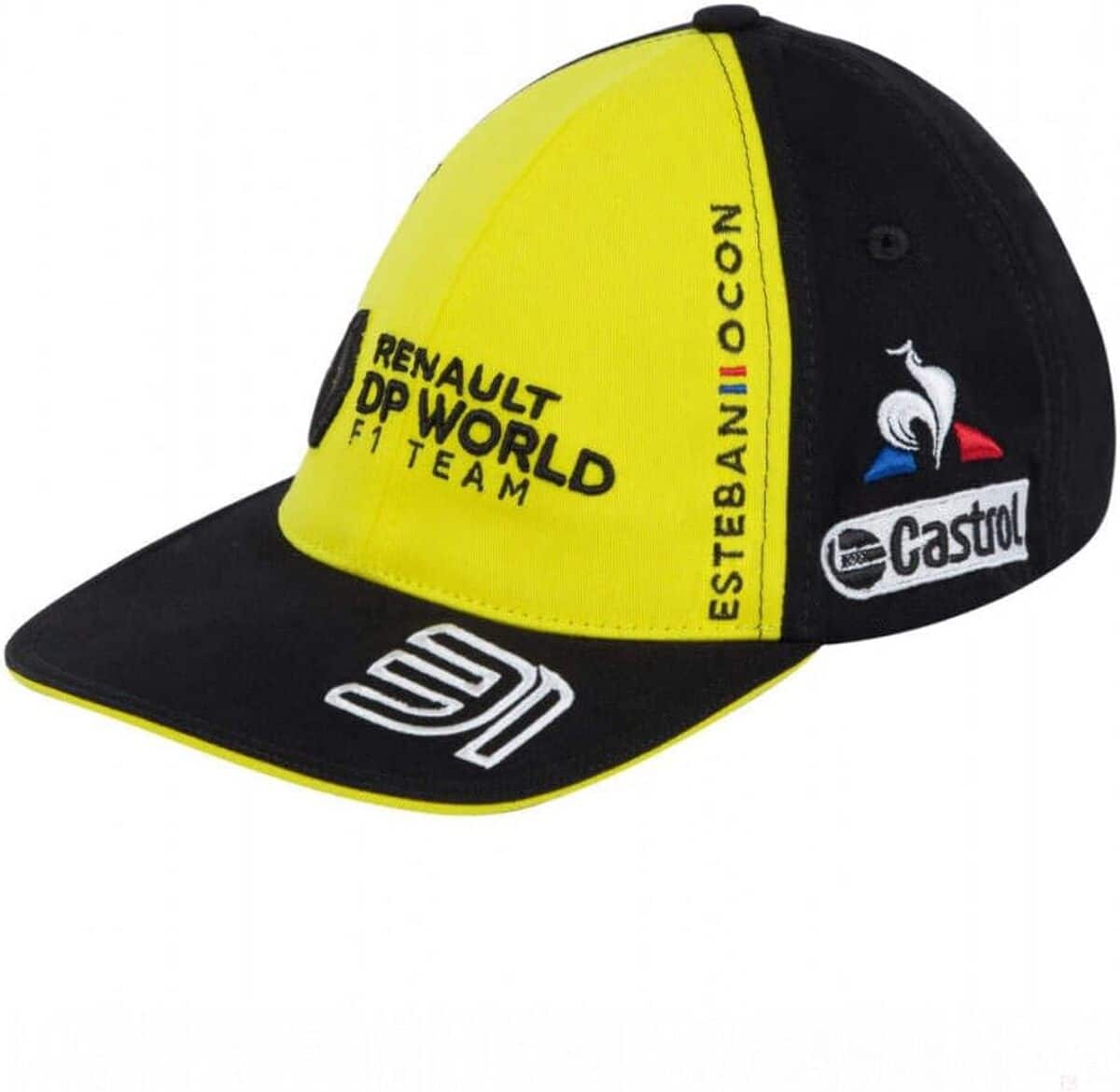 Test : casquette OCON 31 F1 de Renault, jaune et officielle