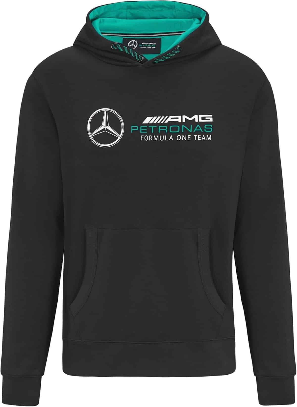 Avis : sweat à capuche Mercedes AMG Petronas noir pour adultes