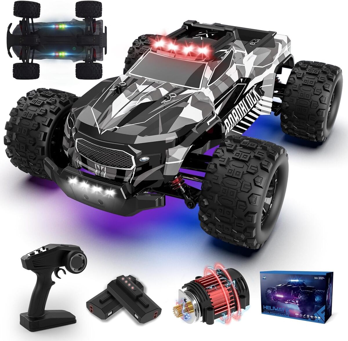 Test : voiture télécommandée RC Truck 1/14, 40 km/h, tout terrain 4WD