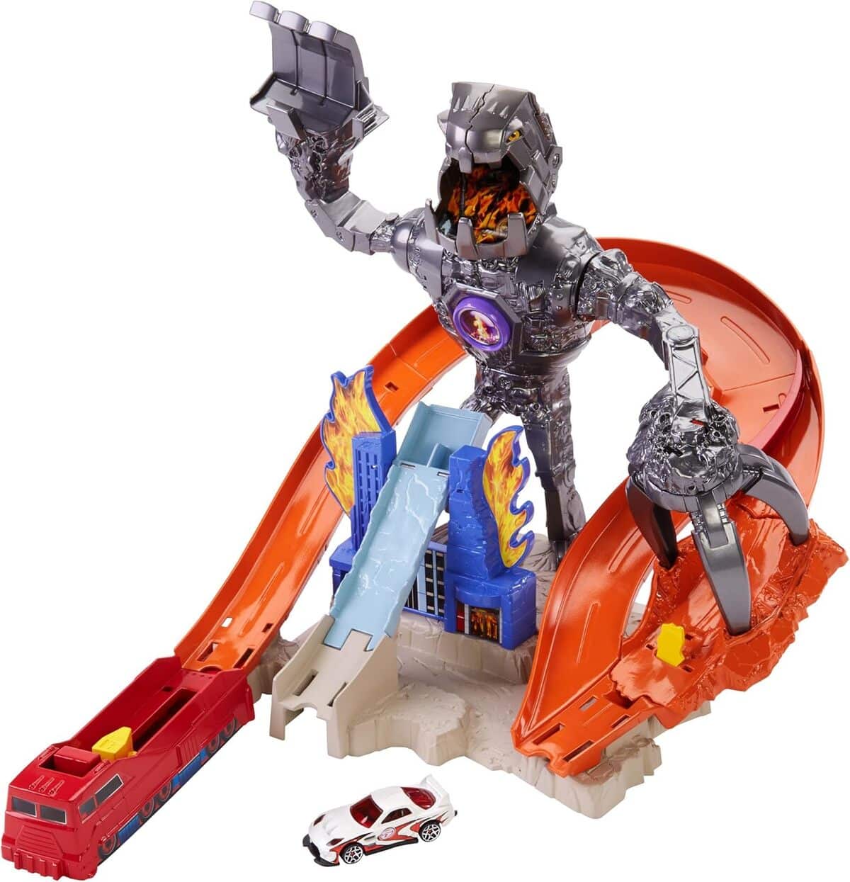 Test du circuit Hot Wheels Cdr06 : piste robot attaque