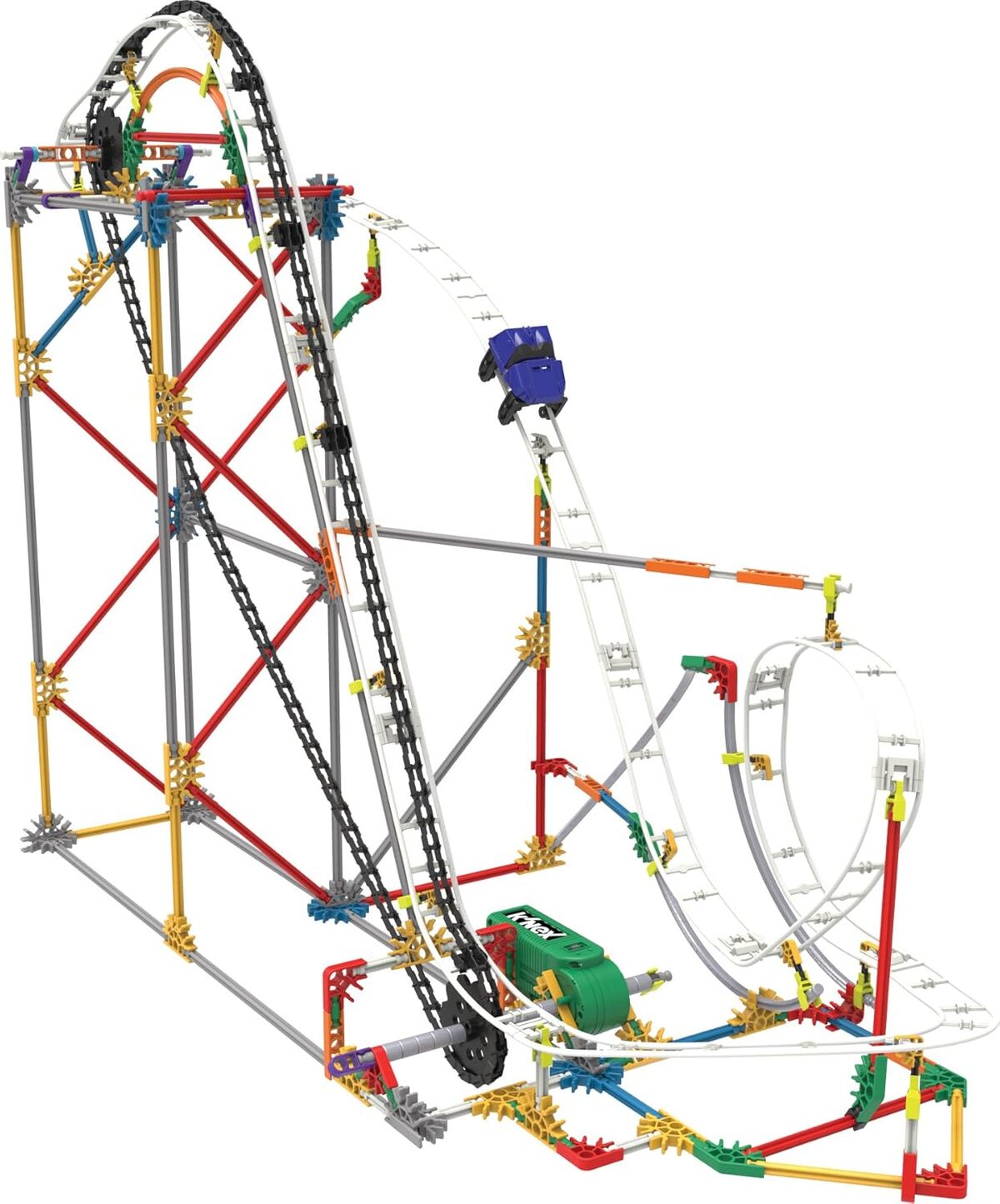 Test du K'Nex 31764 : montagnes russes explosion tempête de neige verte