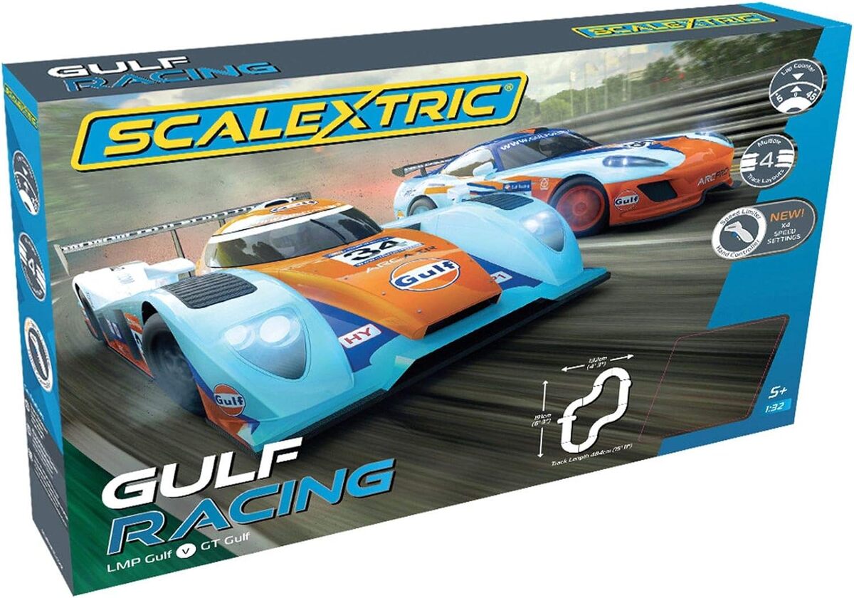 Test : scalextric Gulf C1384, ensemble de course