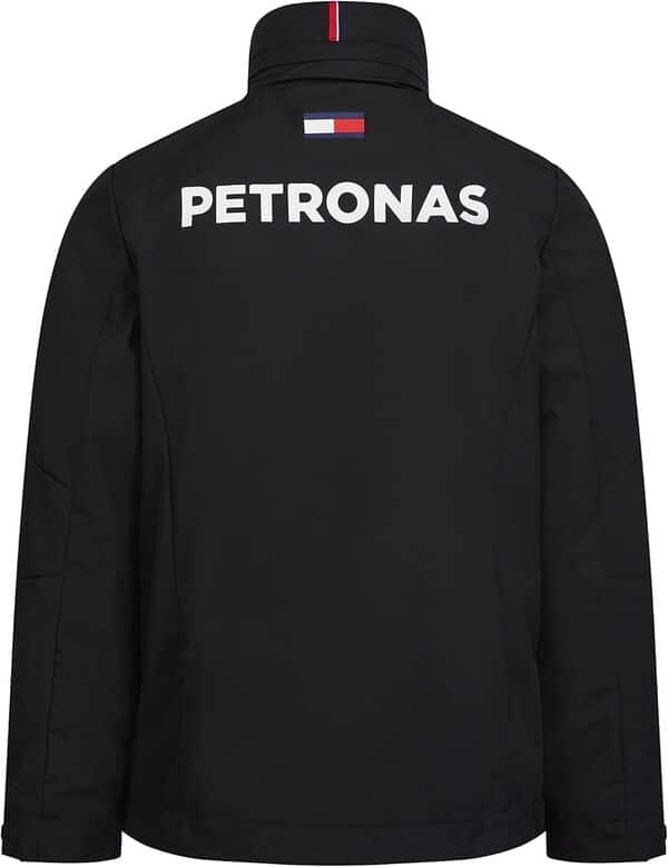 Mercedes AMG Petronas Formula One Team - Collection officielle de produits dérivés de la Formule 1-2022 Team Veste de pluie - Noir - Hommes - XS