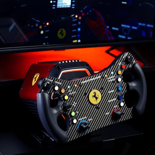 Thrustmaster Ferrari 488 GT3 Wheel Add-On (compatible avec PS5, PS5 Pro, PS4, Xbox Series X/S, One, PC)