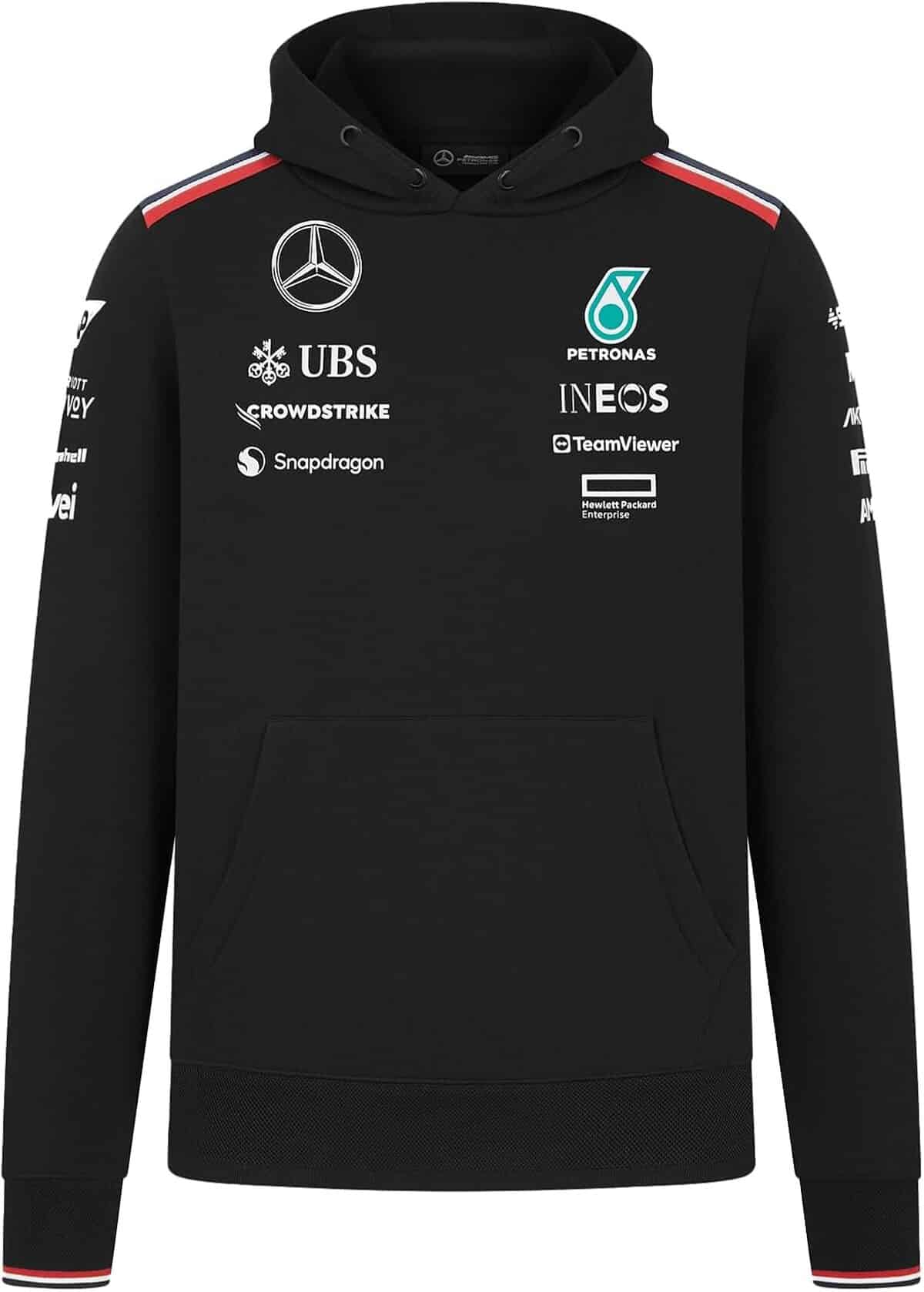Avis : sweat à capuche Mercedes AMG F1 2025 noir
