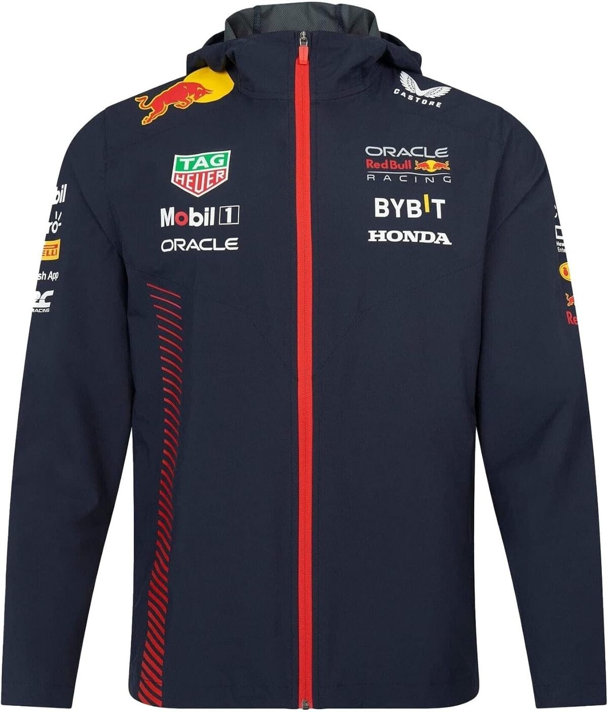 Test de la veste imperméable Red Bull Racing F1 Team bleue