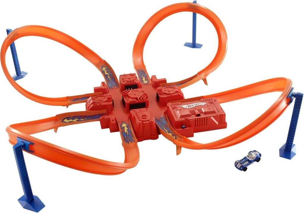 Test du circuit Criss Cross Crash de Hot Wheels par Mattel
