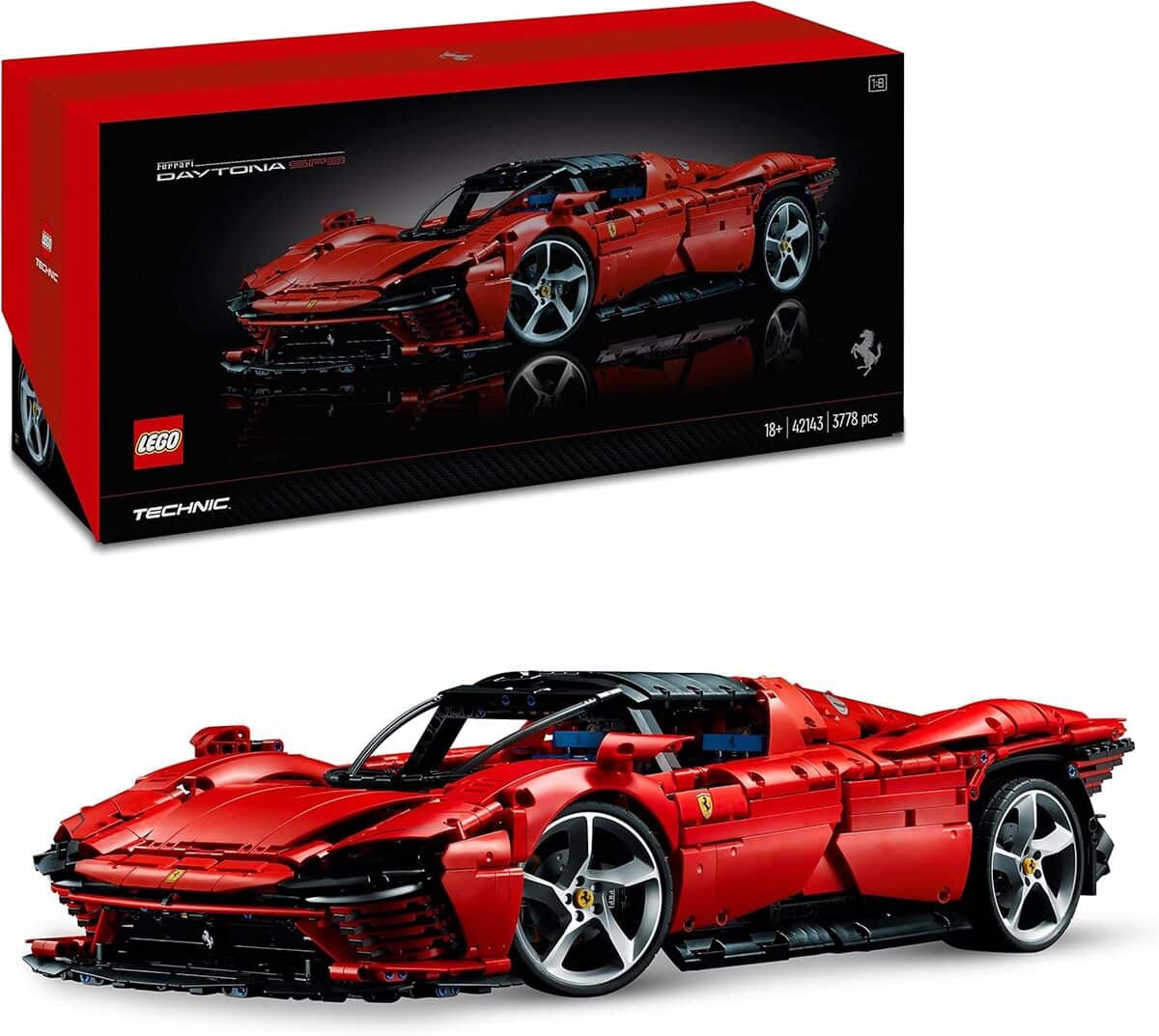 Test : lego Technic Ferrari Daytona SP3, maquette adulte exceptionnelle