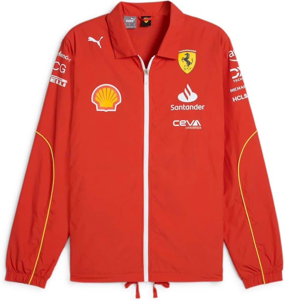Test : veste Puma Scuderia Ferrari 2025 rouge brûlé