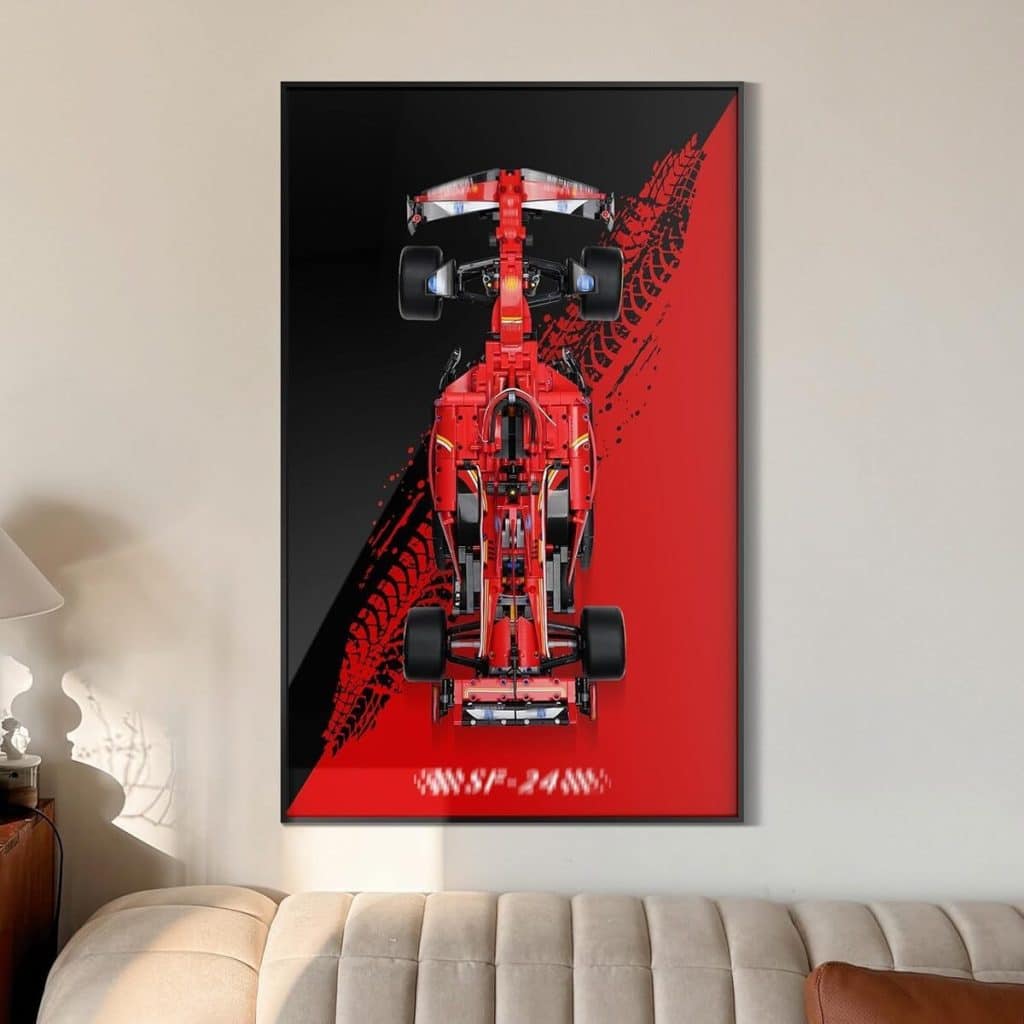 Test : support mural Tableau pour Lego Technic Ferrari SF-24 F1