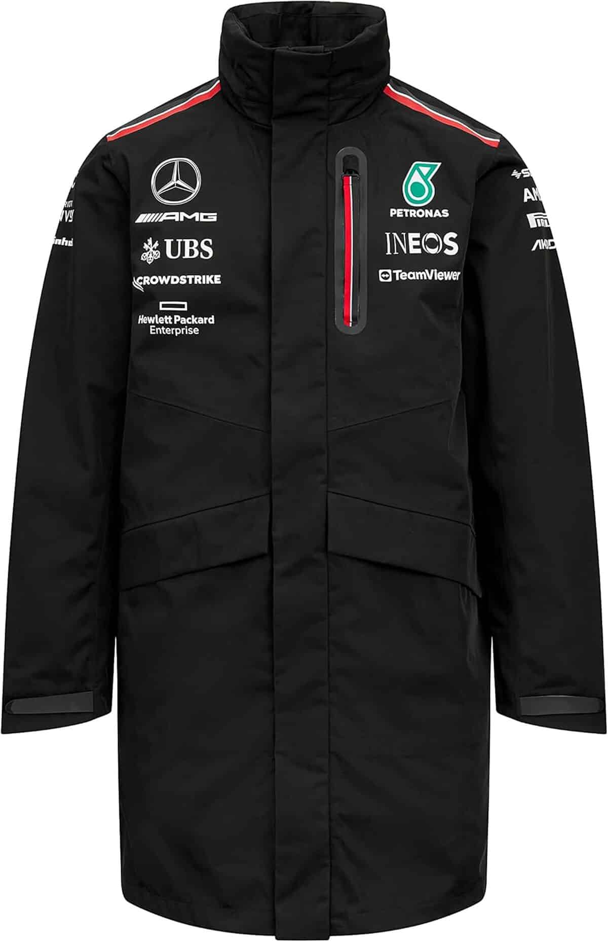 Test : veste parka Mercedes AMG Petronas imperméable F1