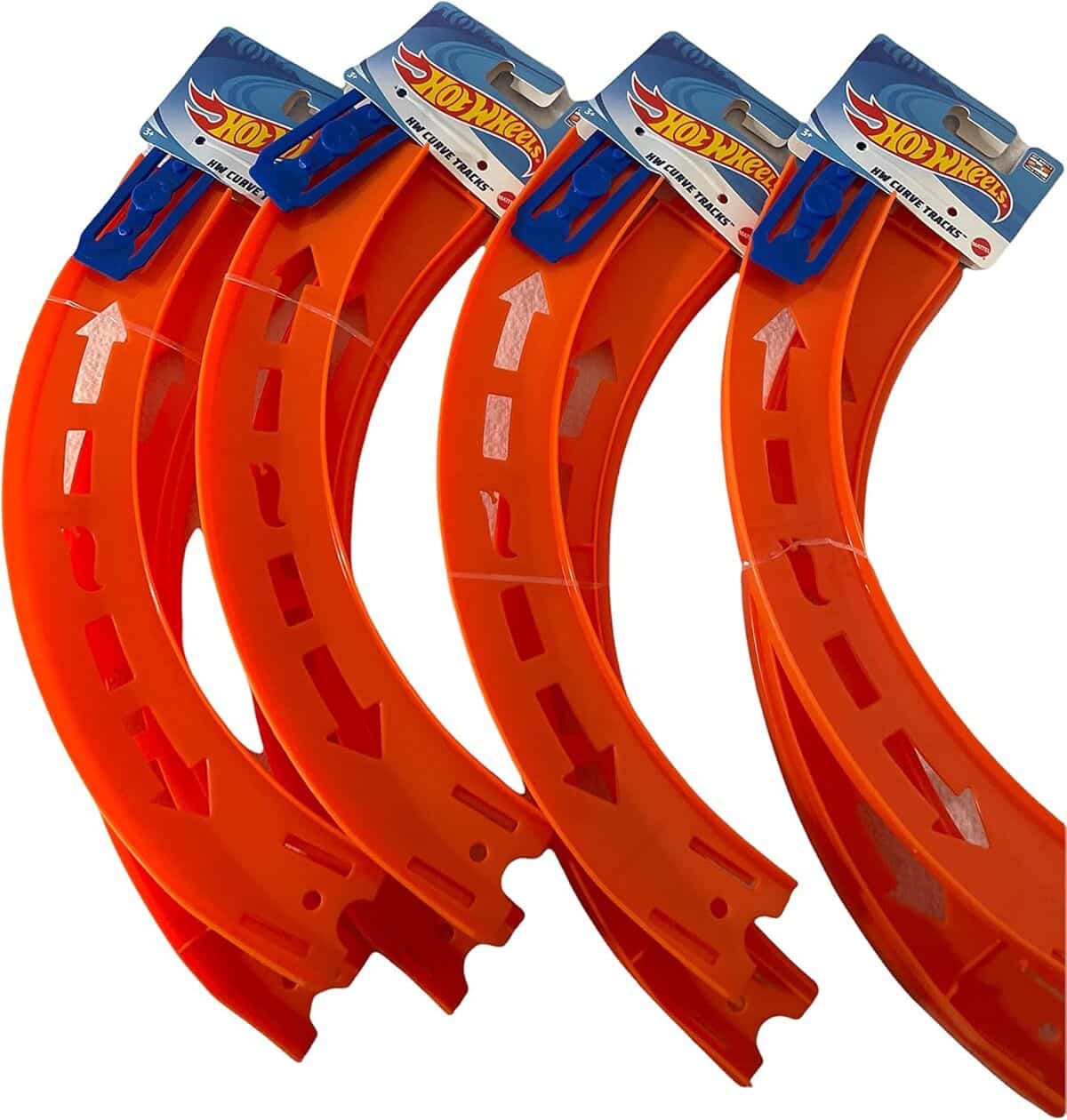 Test des pistes courbes Hot Wheels : 4-pack et connecteurs de 10 pouces