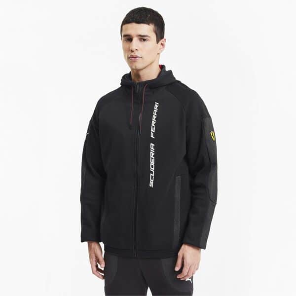 PUMA Sweat Veste de survêtement à Capuche Scuderia Ferrari Race (Lot de 3) Homme