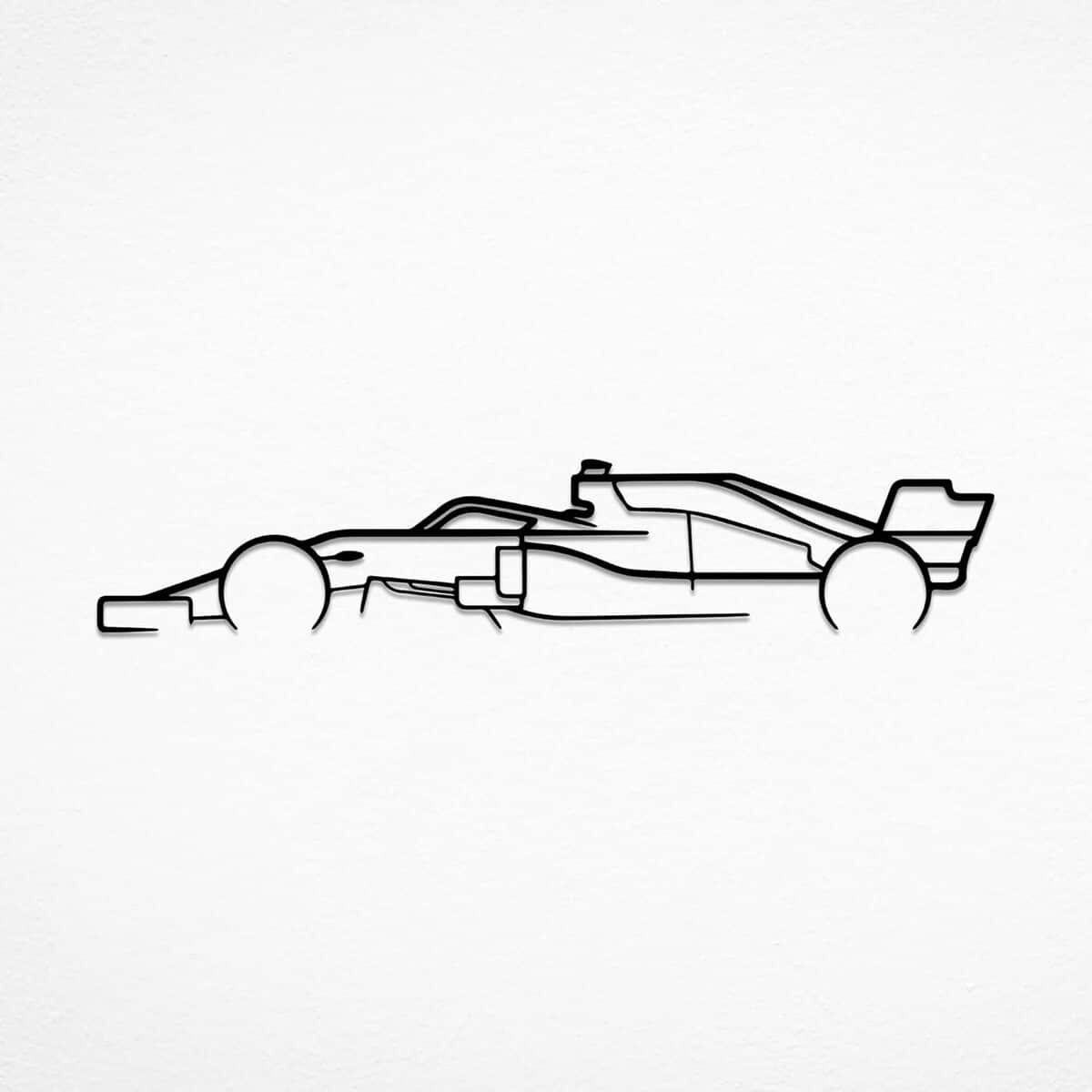 Avis sur la décoration murale Ferrari Formula 1 en métal (22x116)