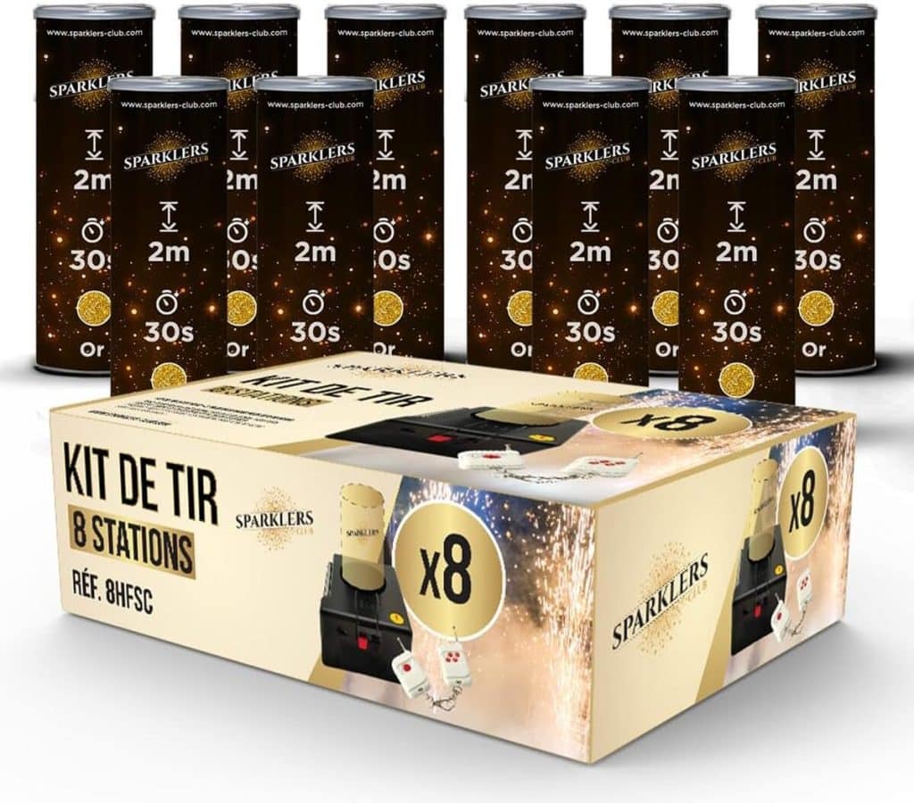Évaluation : pack Club Pro 8 déclencheurs et jets de scène dorés