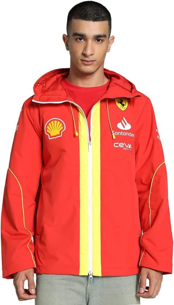 Test : veste de pluie Puma Scuderia Ferrari 2025
