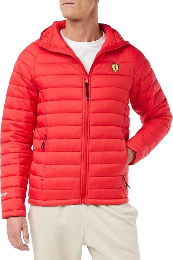 Veste Ferrari pour Homme SF rouge XXL courte-pointée