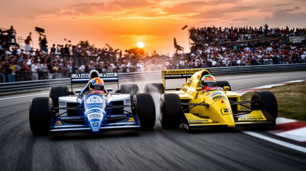 Duel sous haute tension avec ayrton senna