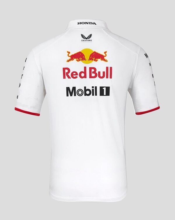 Red Bull Racing Polo Suzuka Japon édition spéciale équipe F1, collection officielle 2025, blanc
