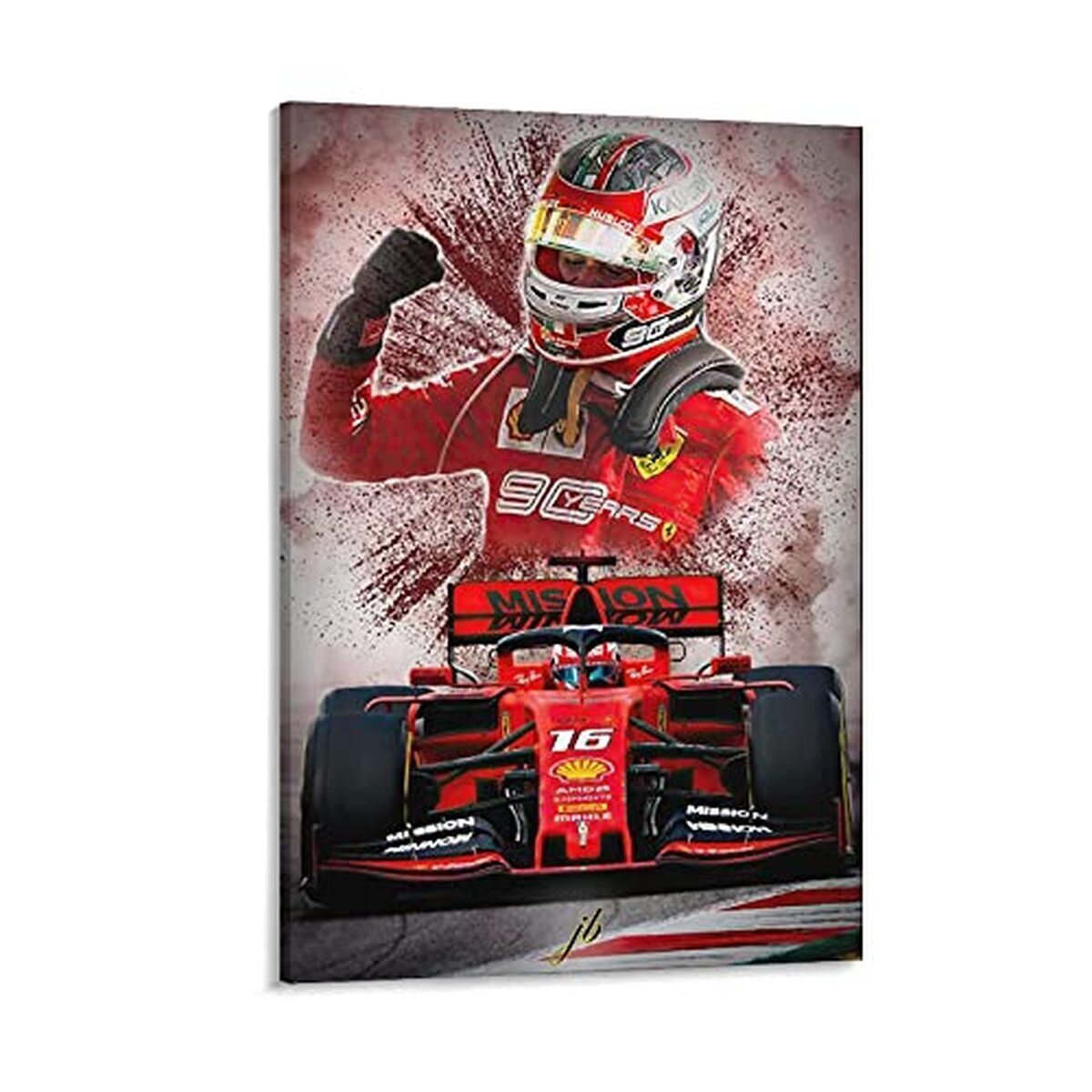 Avis sur le poster mural GNKIO F1 Charles Leclerc 60 x 90 cm