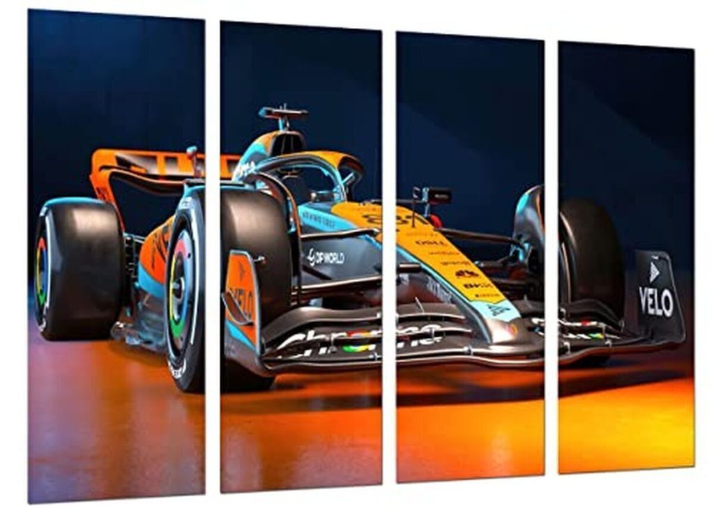 Avis : tableau moderne Formule 1 McLaren MCL60 2026
