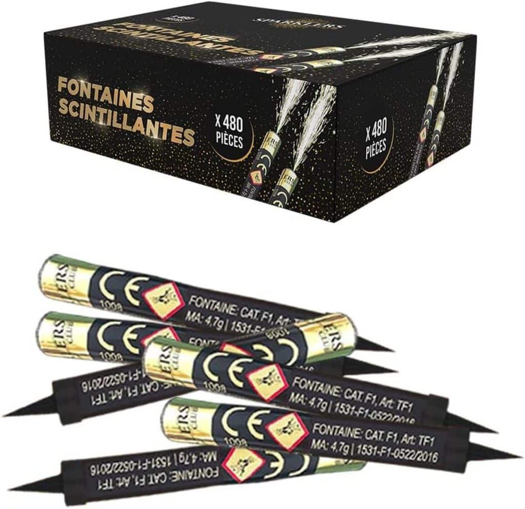Test : bougies fontaines pour gâteaux et champagne 60 secondes