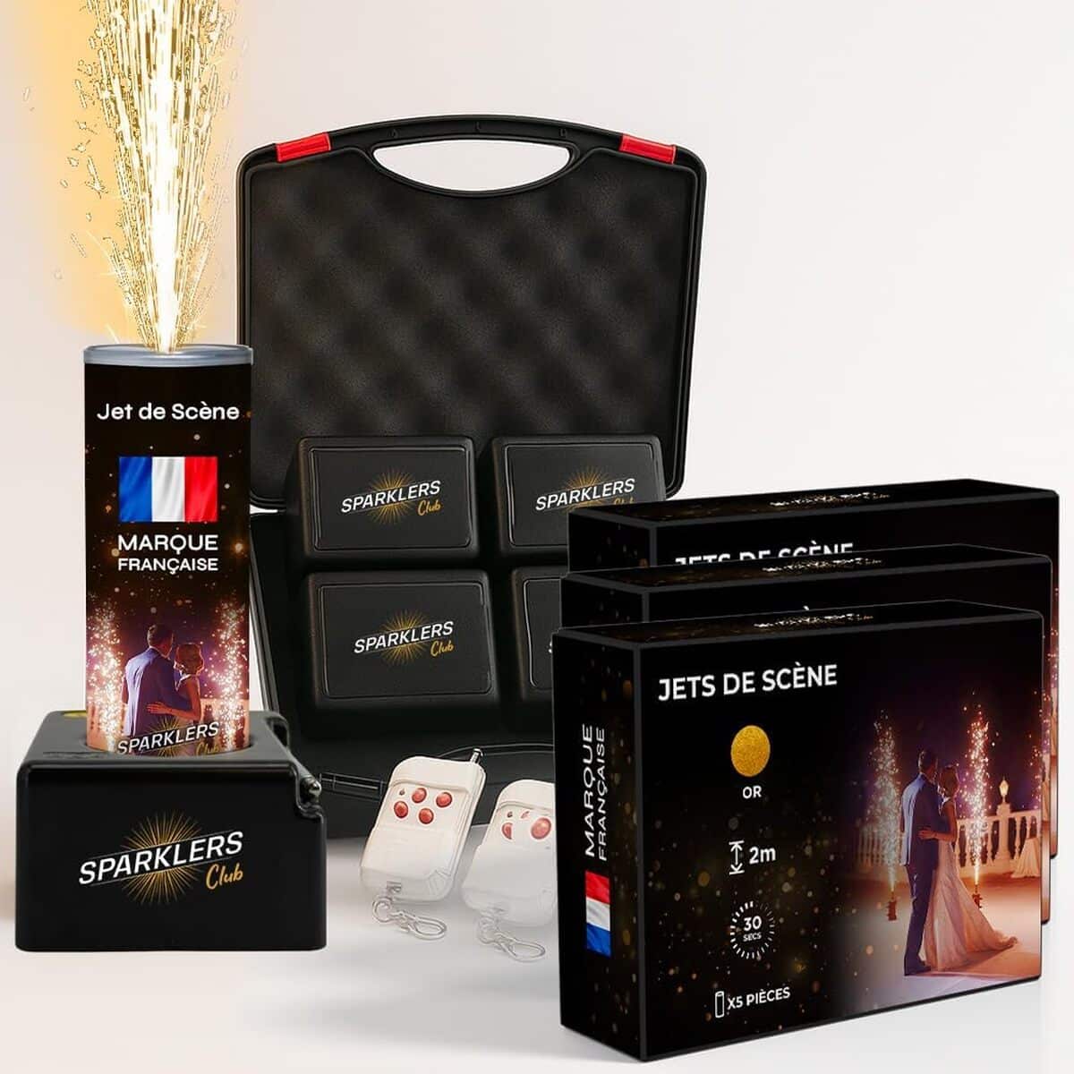 Test des déclencheurs Sparklers Club pour scènes étincelantes