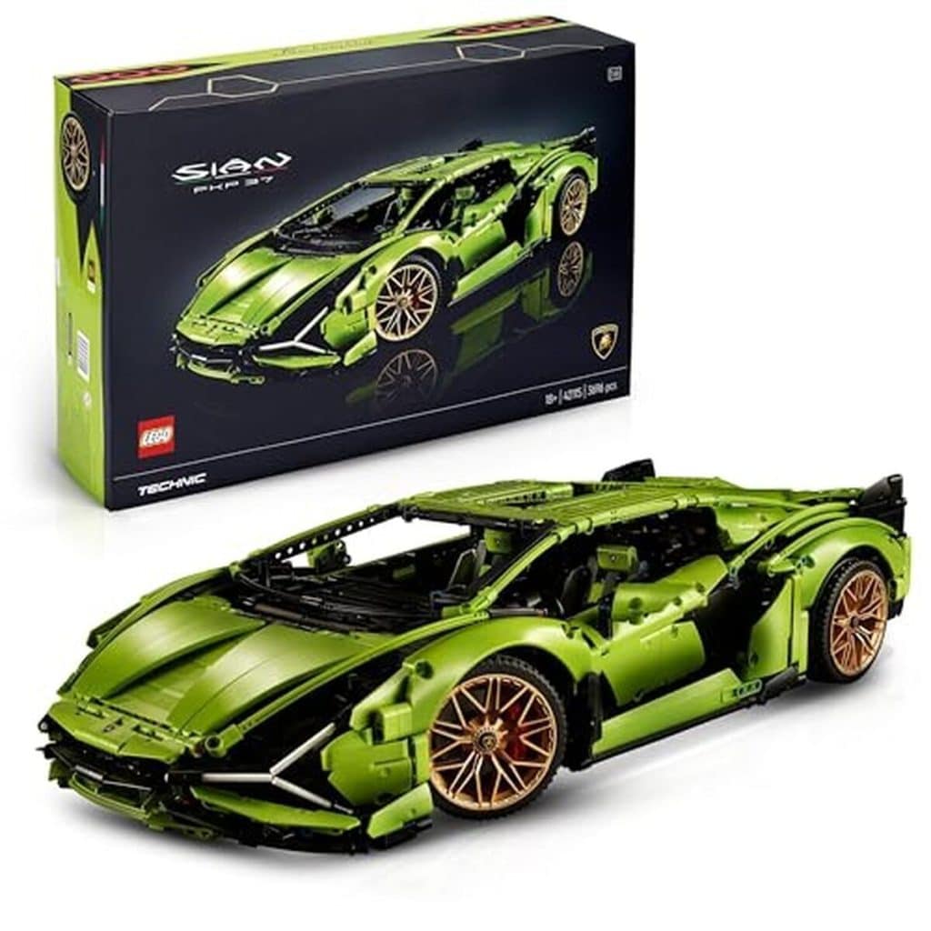 Test : lego Technic Lamborghini Sián FKP 37, maquette de voiture