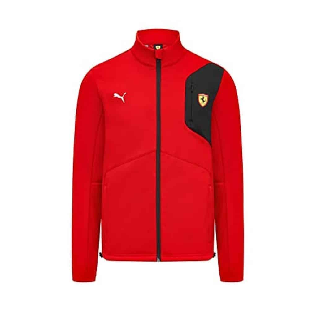 Test de la veste soft shell PUMA Scuderia Ferrari rouge XXL