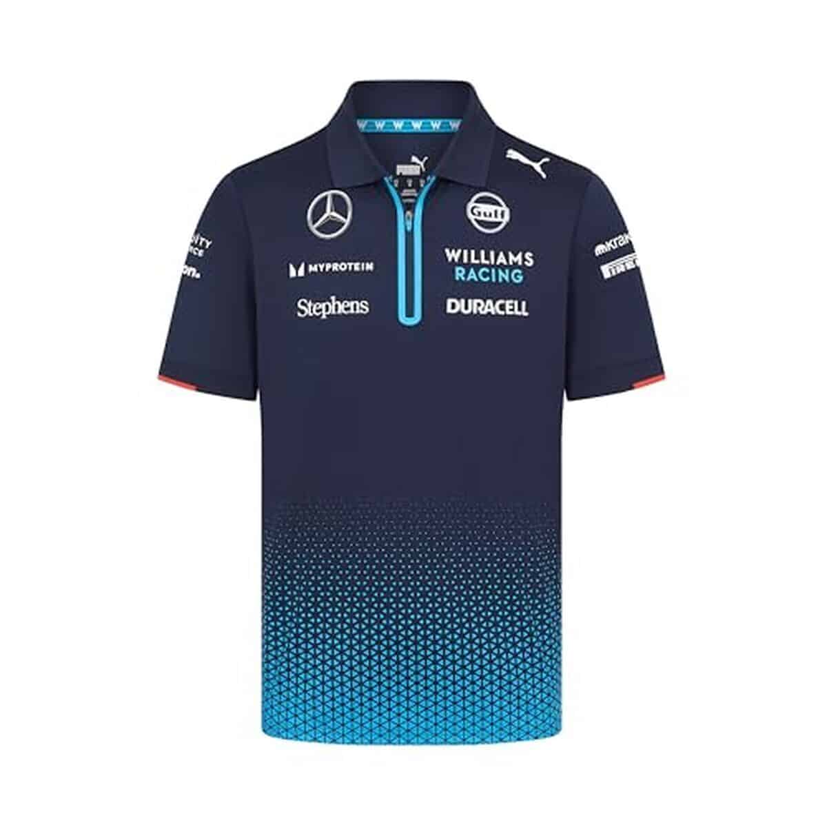 Test du polo PUMA Williams Racing 2026 marine taille XL