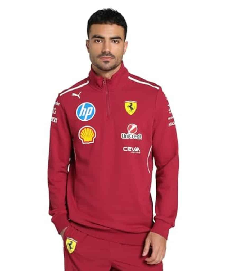 Test du sweat 1/2 zip Scuderia Ferrari F1 par PUMA