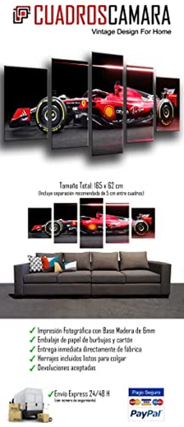 Découvrez la critique du tableau Ferrari SF-23 2026 de Cuadros Camara, une pièce maîtresse pour les passionnés de Formule 1 et d'art automobile.