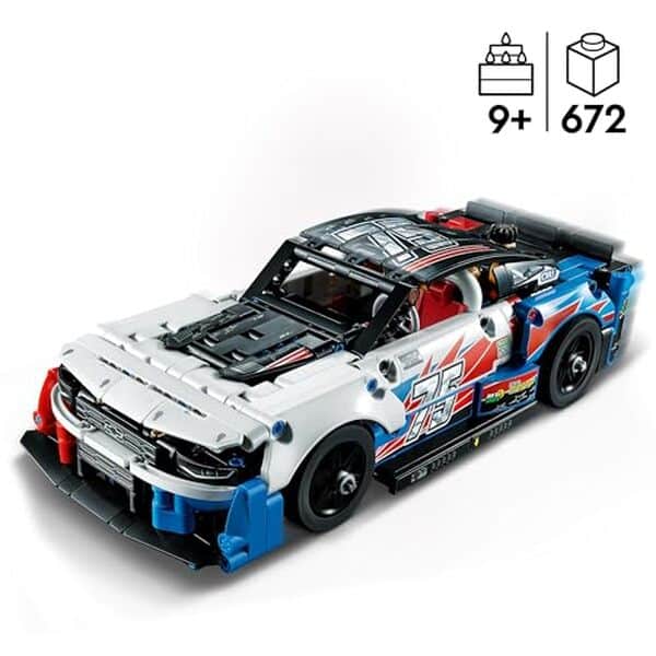 Découvrez notre test complet de la lego technic Chevrolet Camaro ZL1 NASCAR Next Gen : performance, précision et émotions garanties pour les passionnés de construction et de sport automobile