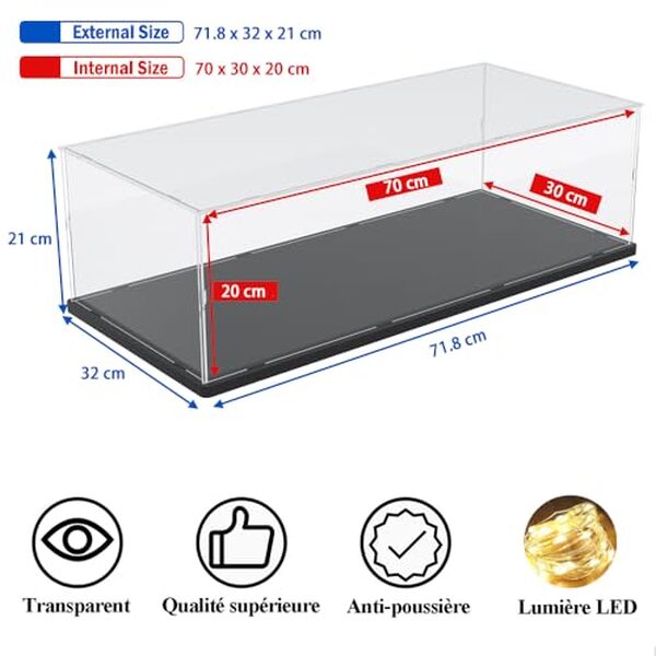 Découvrez notre test complet de la vitrine acrylique pour maquette F1 à l'échelle 1/8 : protection, design et conseils d'experts pour sublimer votre modèle réduit.