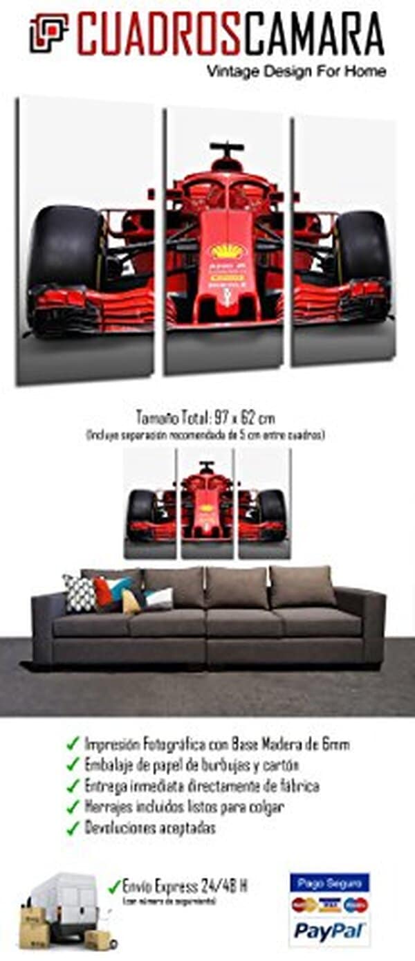 Découvrez notre avis sur le tableau Ferrari F1 SF71-H : un élément décoratif qui transformera votre intérieur avec style et passion