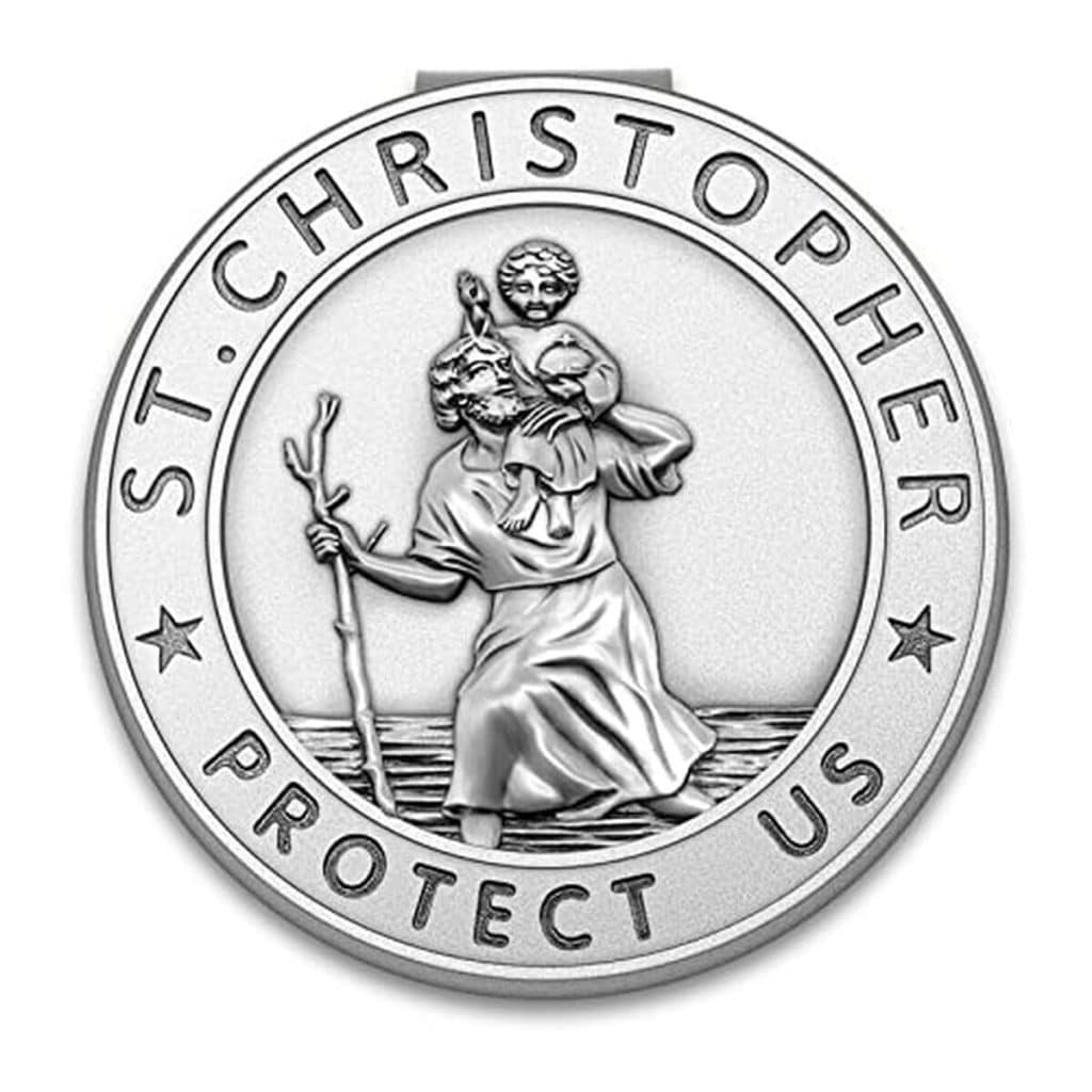 Avis sur la médaille de Saint Christophe pour voiture : accessoire argenté idéal