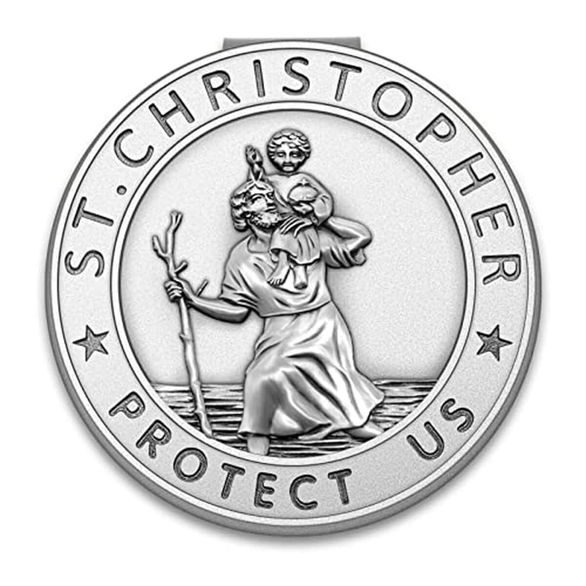 Avis sur la médaille de Saint Christophe pour voiture : accessoire argenté idéal