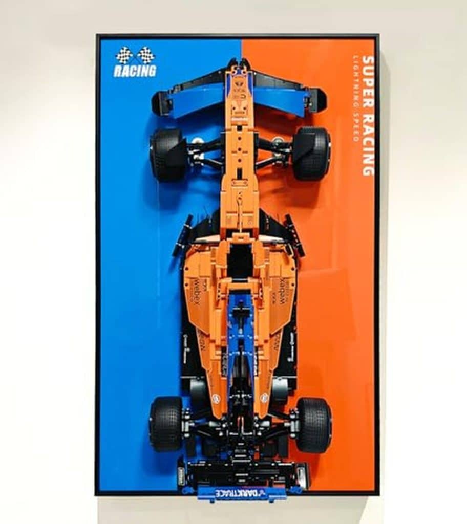 Avis : tableau mural iCUANUTY pour modèle LEGO 42141 McLaren F1