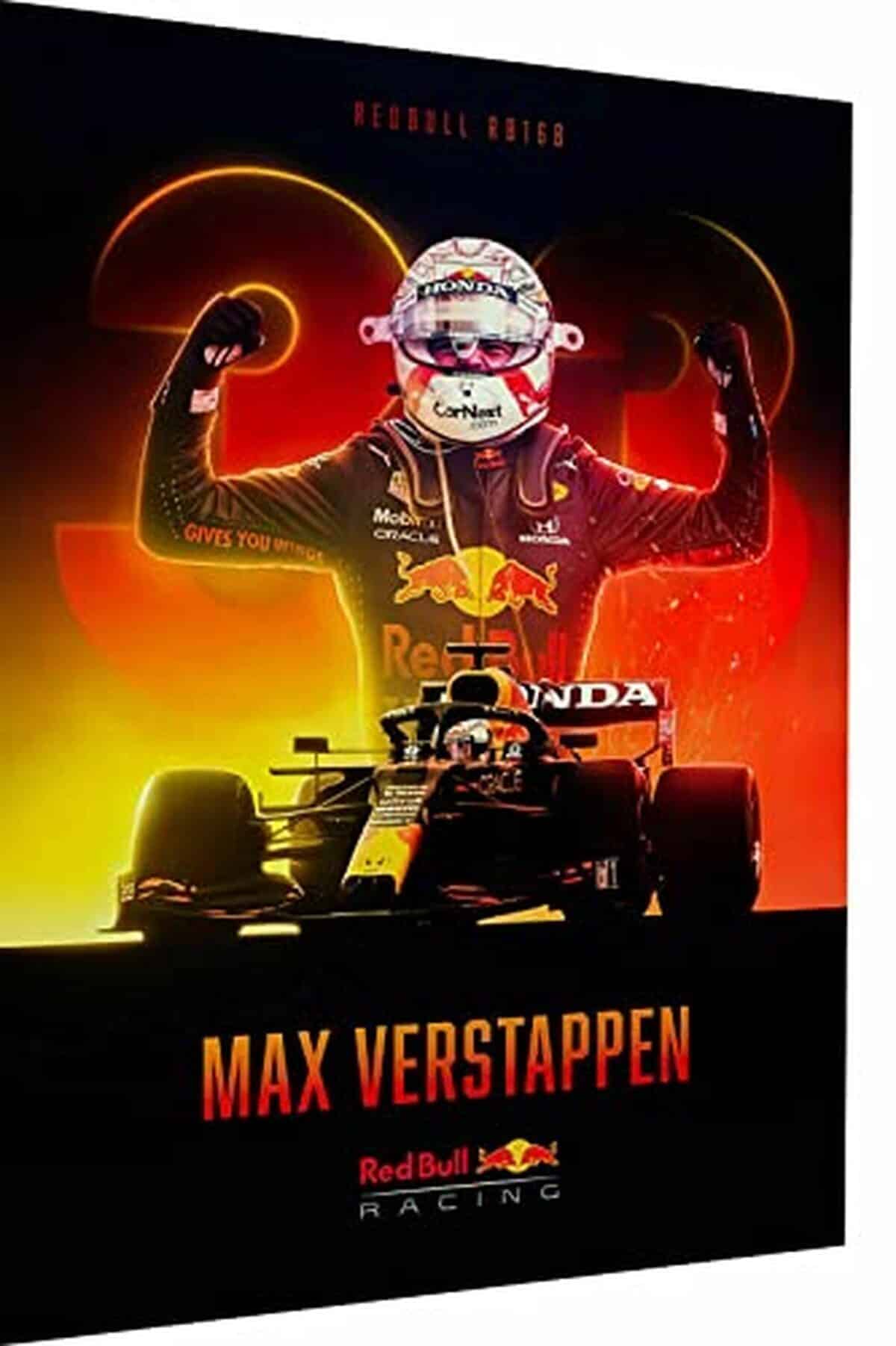 Avis : toile magique Formule 1 de Max Verstappen B8158