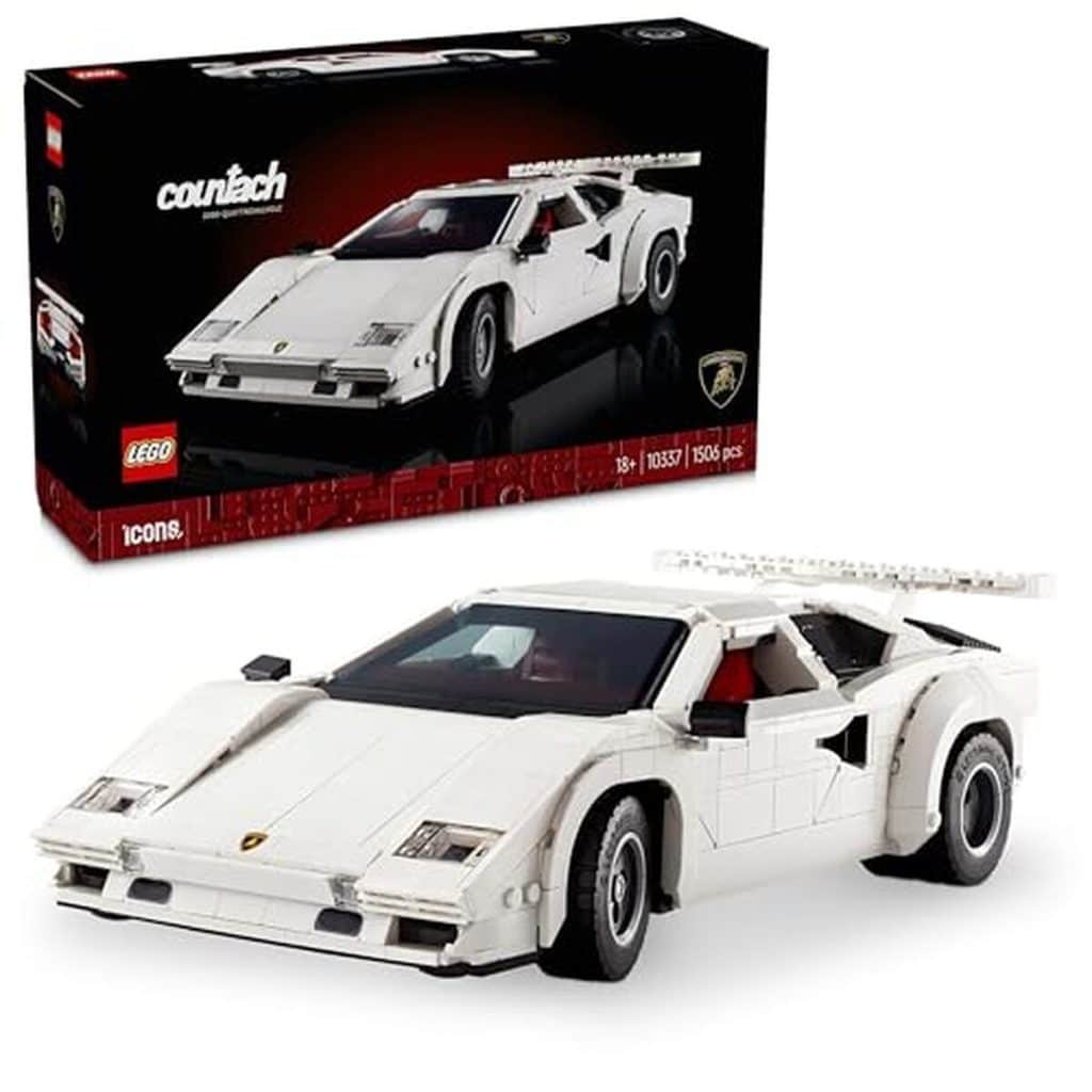 Essai : lego Lamborghini Countach 5000 quattrovalvole - Un voyage dans l'univers des supercars en briques