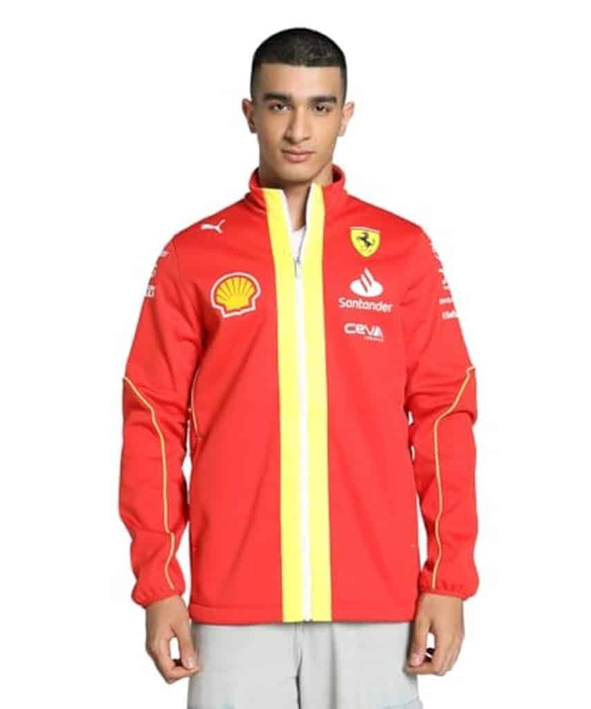 Test de la veste softshell Scuderia Ferrari 2026 de PUMA