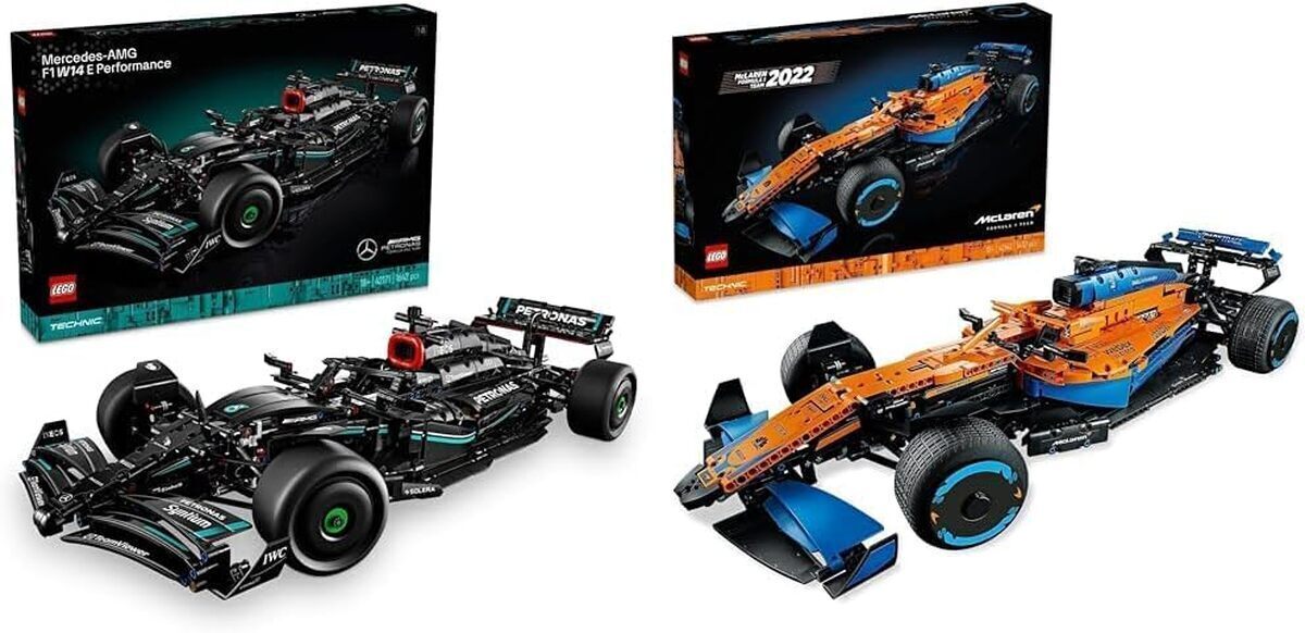 Test : lego technic mercedes-amg f1 vs mclaren formula 1