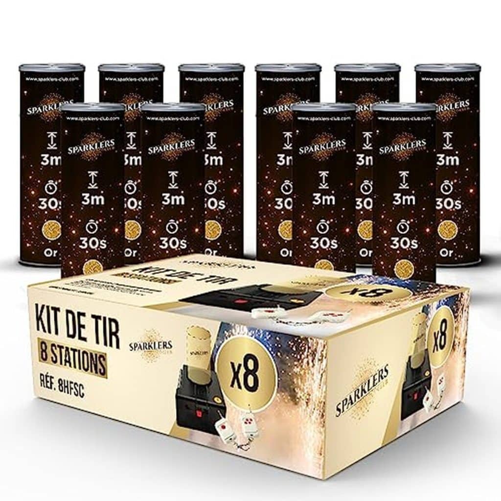 Test : pack pro Sparklers Club avec déclencheurs et jets de scène