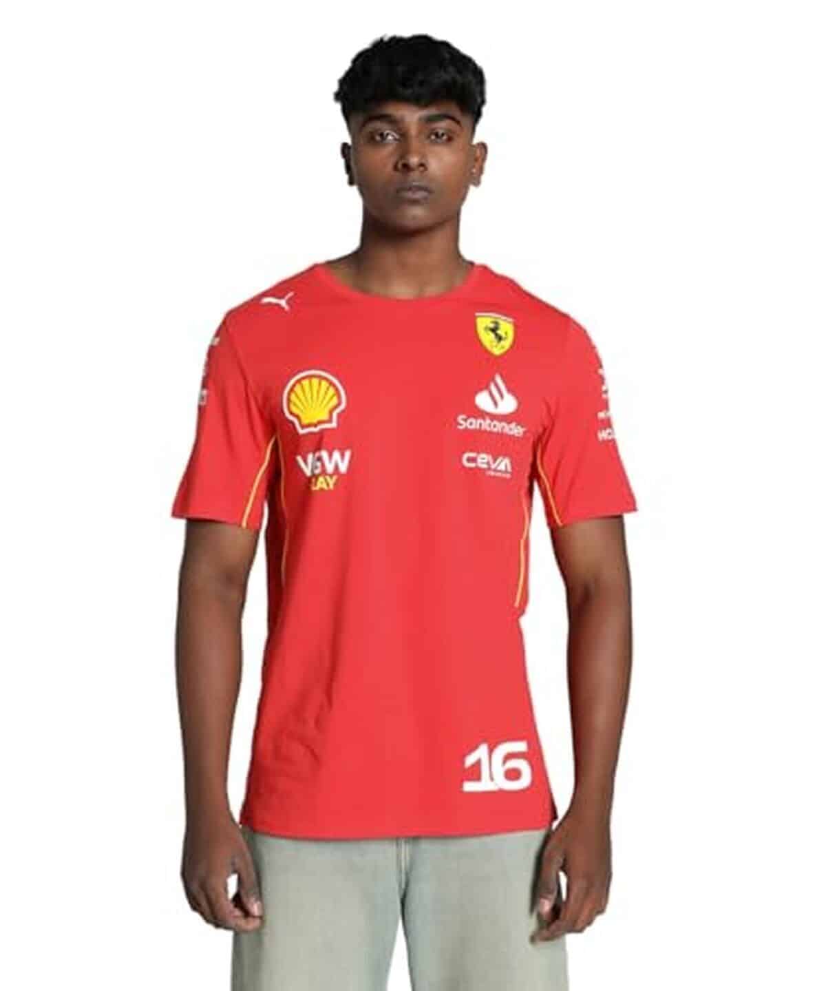 Test : t-shirt PUMA Charles Leclerc 2026 Ferrari rouge XXL