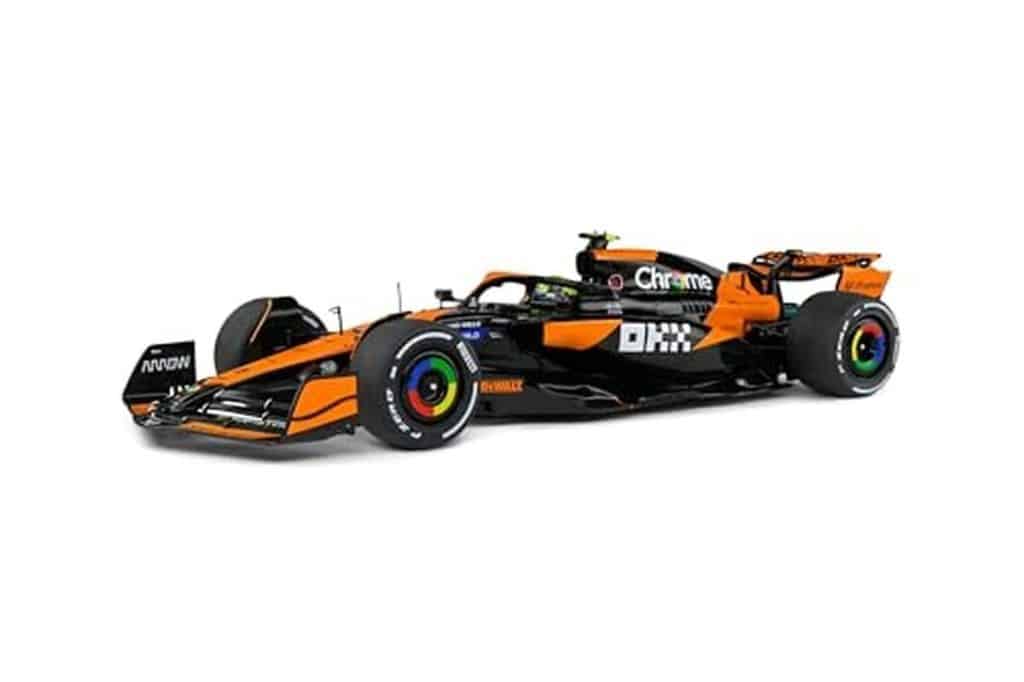Test de l'OPO 10 - Miniature Formule 1 McLaren MCL38 Miami GP 2026 à l'échelle 1 : 18 par Solido