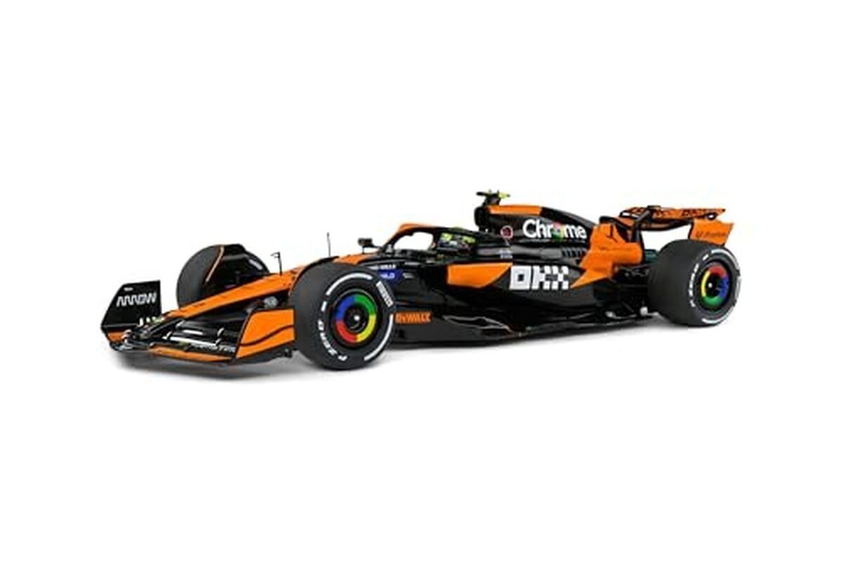 Test de l'OPO 10 - Miniature Formule 1 McLaren MCL38 Miami GP 2026 à l'échelle 1 : 18 par Solido
